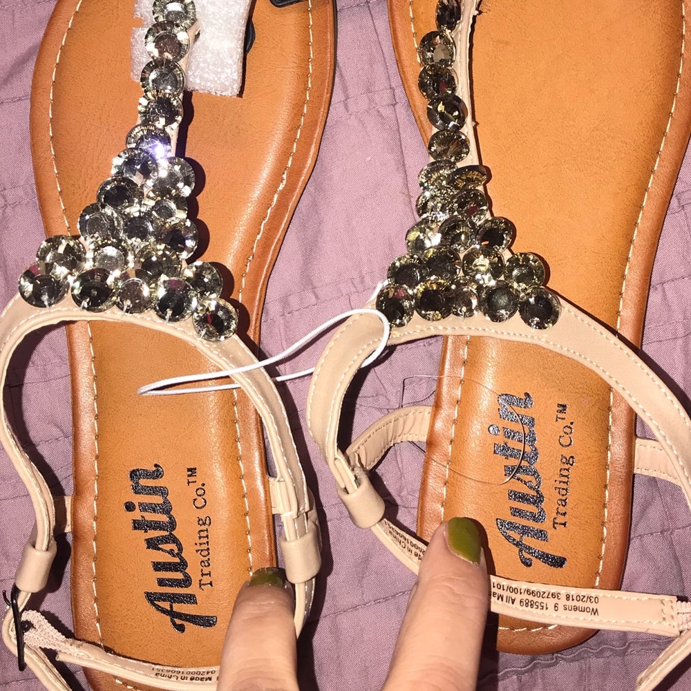 Austin sparkly blingy 💎 sandals size 8 NTW